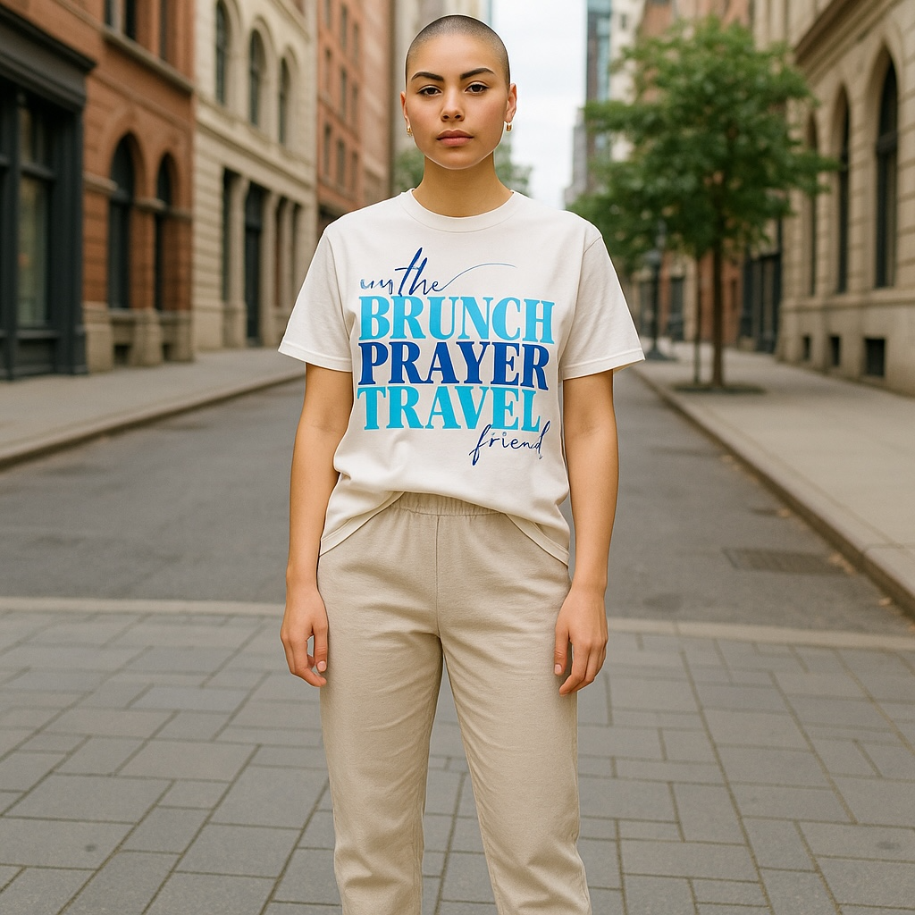 Brunch Prayer Travel Graphic Tee