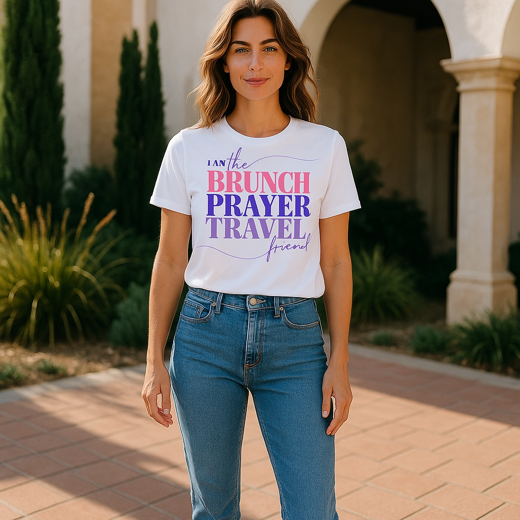 Brunch Prayer Travel Graphic Tee