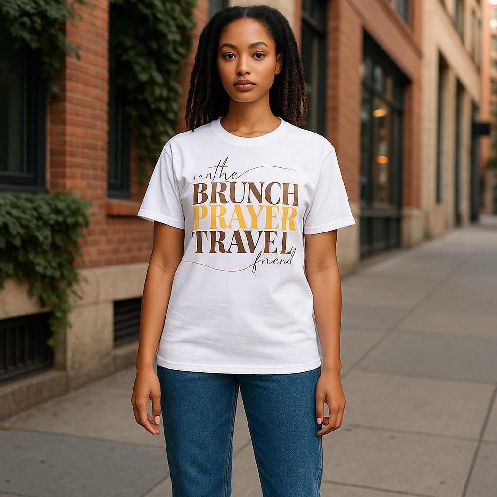 Brunch Prayer Travel Graphic Tee